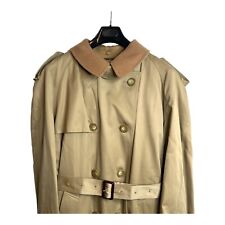 Joseph & Lyman Beige Trench Coat Bradford Removable Wool Liner Collar 46R 46 picture