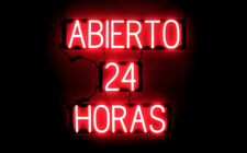 SpellBrite ABIERTO 24 HORAS Sign | Neon Sign Look, LED Light | 25.2