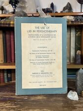 1959 ~ THE USE OF LSD In Psychotherapy ~ Very RARE Psychonaut Psychedelics picture