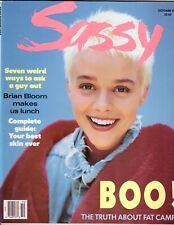 Sassy magazine October 1988 Number 8 Our Treat Winona Ryder Brian Bloom picture