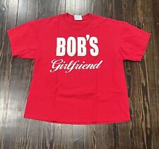 Vintage Bob’s Girlfriend Tee Shirt Mens XL Red Cotton picture