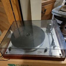 Thorens TD 146 Belt Drive Semi Automatic Turntable Record Player Wooden Brown picture