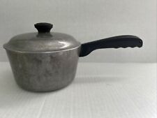 VINTAGE CLUB ALUMINUM THERM-O-CRAFT COOKWARE 1 qt SAUCE PAN POT WITH LID picture
