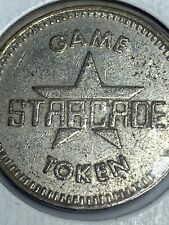 RARE AND BEAUTIFUL STARCADE VINTAGE TOKEN WITH SPACE SHUTTLE ON REVERSE - LOOK picture