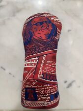 RARE SWAG Golf Swagness USA Ben Franklin $100 Camo Doll Driver Headcover Red picture