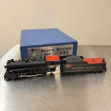 PACIFIC FAST MAIL HO Scale Brass Western Maryland 800 2-8-0 Locomotive & Tender picture