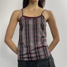 Vintage French Checkered Gothic Cami 6bbc picture