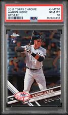 2017 Topps Chrome Update Aaron Judge Rookie Debut RC Yankees HMT50 Gem PSA 10 picture