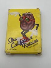 Vintage 1987 The California Raisins Matching Card Game ~ Complete picture