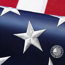 Large Luxury American Flag 10x15 ft 420D UV Protected Embroidered US USA Flag picture