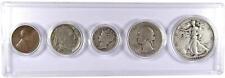 1937 Year Set 5 Coins in AG About Good or Better Condition Collectible Gift Set picture
