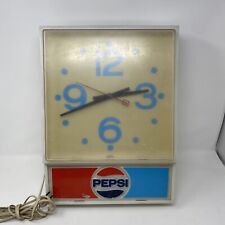 Vintage Pepsi Clock 1976 PI-1448 Working  picture