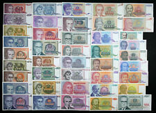 Yugoslavia COMPLETE HYPERINFLATION SET - 42 Banknotes 1990-1994 P103-P144 VF-AU picture