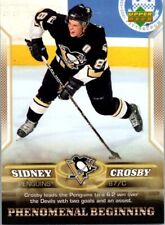 2005-06 -Sidney Crosby- Upper Deck Phenomenal Beginning Rookie Hockey Card #16 picture