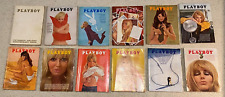 Vintage PLAYBOY Magazines, 1969 Complete Full Set w/ Centerfolds Nice Lot Rare picture
