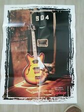 EPIPHONE The Casino Guitar POSTER Pamphlet/Catalog/Brochure; Vee, Custom, Les... picture