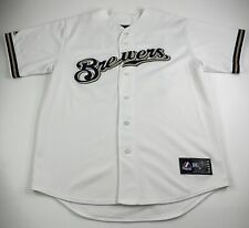 Milwaukee Brewers John Axford Jersey Majestic Size XL - White picture