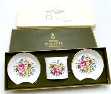 Royal Worcester Oval Cocktail Set  Bournemouth England Original Box picture