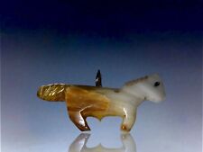 1970s Zuni Carved Mother Of Pearl Horse Fetish Pendant By Ellen Quandelacy (d.) picture