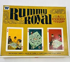 Vintage 1965 Rummy Royal Card Board Game Set by Whitman #4804 picture