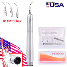 SALE Dental Ultrasonic Air Perio Scaler Handpiece Hygienist 2-Holes w/ 3 Tips picture