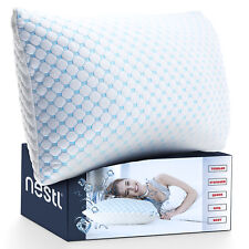 Memory Foam Cooling Pillow Heat and Moisture Reducing Ice Silk and Gel Infused picture