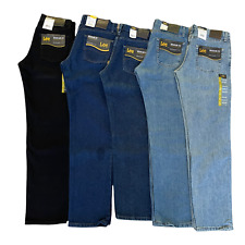 NWT Lee Men's Regular Fit Denim Jeans Straight Leg 5 Classic Colors Collection picture