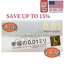 Sagami Original 001 L Size 10pcs Ultra Thin Condom（US Seller) picture