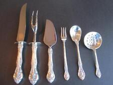 GORHAM KING EDWARD STERLING FLATWARE 6P SERVING SET SPOON CARVING KNIFE EXCL**** picture