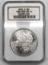 1890 S Morgan Silver Dollar NGC MS-62 REDFIELD picture