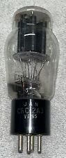 Vintage JAN CRC RCA 2A3 Vacuum Tube 1952 Black Plate Amplitrex Tested 74%gm picture