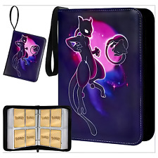 Mewtwo Pokemon Inspired Card Binder Album Collection Pocket 400 Trading CardCase picture