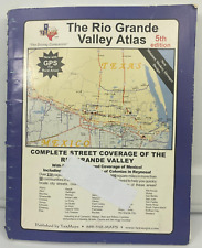 Rio Grande Valley Atlas 5th Edition Spiral bound, TexMaps, Good, 2004 picture