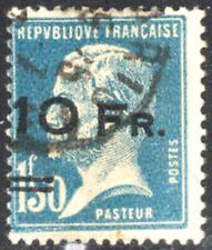 France Scott #4 Used 10fr On 1.50fr Blue 1928 Louis Pasteur HCV $8250. ~ B2282 picture