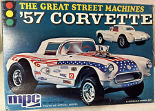 Vintage 1974 MPC The Great Street Machines '57 Corvette Model Kit 1/25 Scale picture
