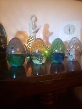 Cathy Richardson Glass Paperweights Trees of the Seasons- Signed 6