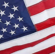 GAINT SIZE 3 X 5 FOOT EMBROIDERED POLYESTER AMERICAN USA FLAG 3x5 united states  picture