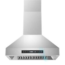 30 inch Kitchen Range Hood Wall Mount 900CFM Stainless Steel Vent Touch Control picture