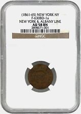 (1861-65) New York NY F-630BD-1a NEW YORK & ALBANY LINE NGC AU 58 BN picture