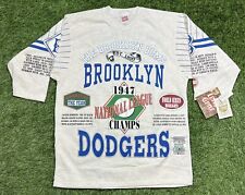 NWT'S VTG Long Gone Cooperstown Collection 1955 Brooklyn Dodgers T-Shirt Men's L picture