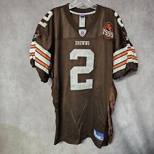 VTG Reebok Authentic 1999 Patch NFL Cleveland Browns Tim Couch 2 Jersey 48 XL picture