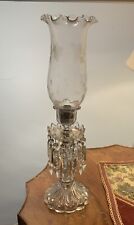 Antique Portieux Glass Candelabra With Shade. XIX Century. picture