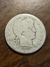 1913 S Silver Barber Quarter Rare Key Date Coin Only 40,000 Minted G/AG picture