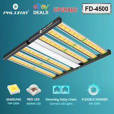 Phlizon FD4500 LED Grow Light Bars Dimmable Full Spectrum CO2 Indoor Veg Flower picture