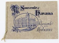 1928 SOUVENIR OF HAVANA Cuba Viewbook 8 Colorized Plates Presidential Palace + picture