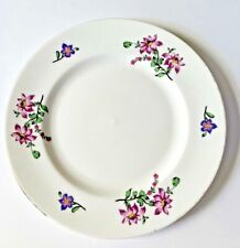 Vintage Royal Victoria Fine Bone China Purple Flowers Salad Dessert Plate 8 inch picture