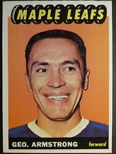 1965-66 TOPPS HOCKEY #19 GEO. ARMSTRONG MAPLE LEAFS NEARMINT picture