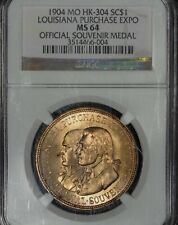 So Called Dollar, HK 304, 1904, LA Purchase, R-3, MS64, NGC picture