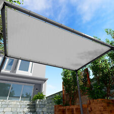 gray 14-16 ft Sun Shade Sail Straight Edge Finish Canopy Awning Patio picture