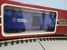 Delton Locomotive Works Westinghouse Blue Box Car #4255W G Scale Train Nos New picture